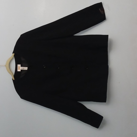 Talbots Petite size 16 women's black long sleeves blazer jacket. - Picture 3 of 17